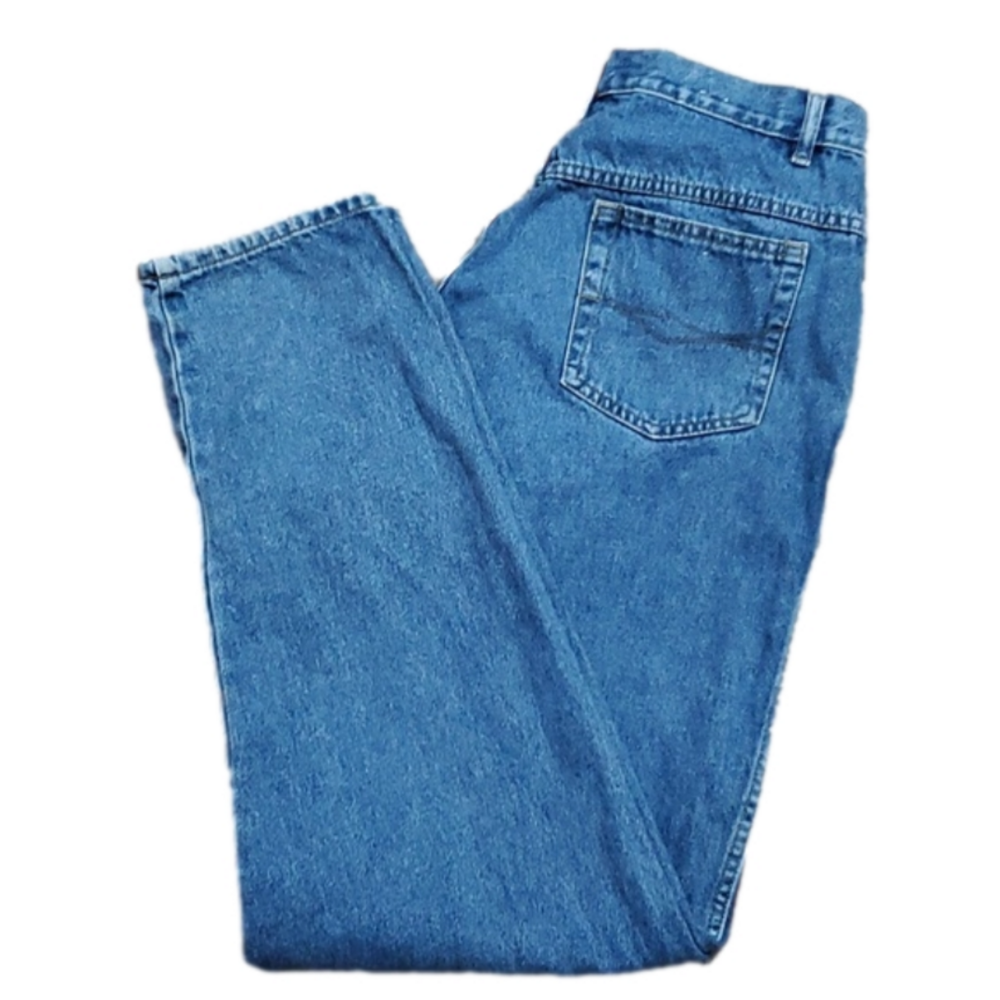 Vintage Bugle Boy For Her 609 Easy Fit Relaxed Leg High Waist Size 16L